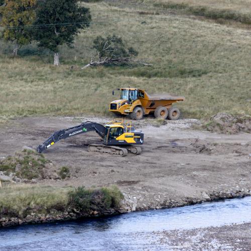 Braemar floodplain restoration, River Dee